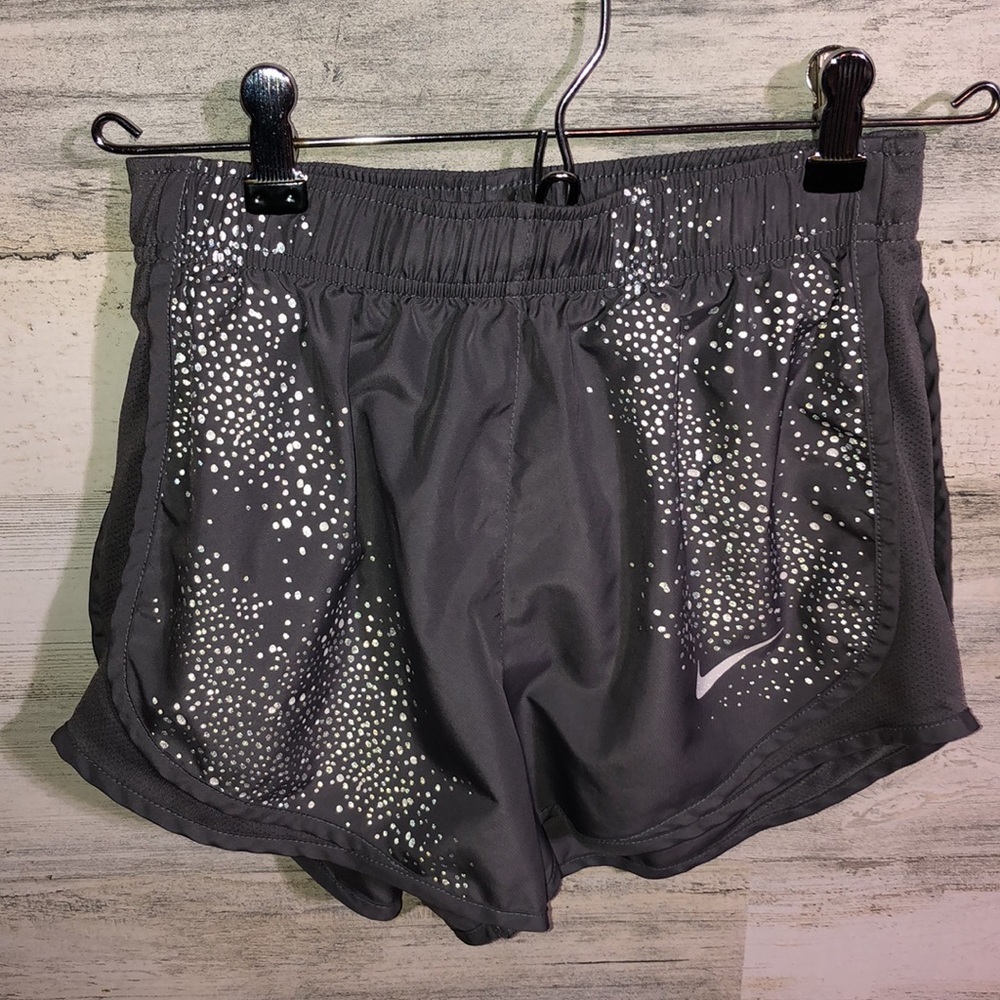 Nike dri fit shorts size XS SPARKLY or spotted shiny shorts athletic wear gym​​ - Picture 6 of 7